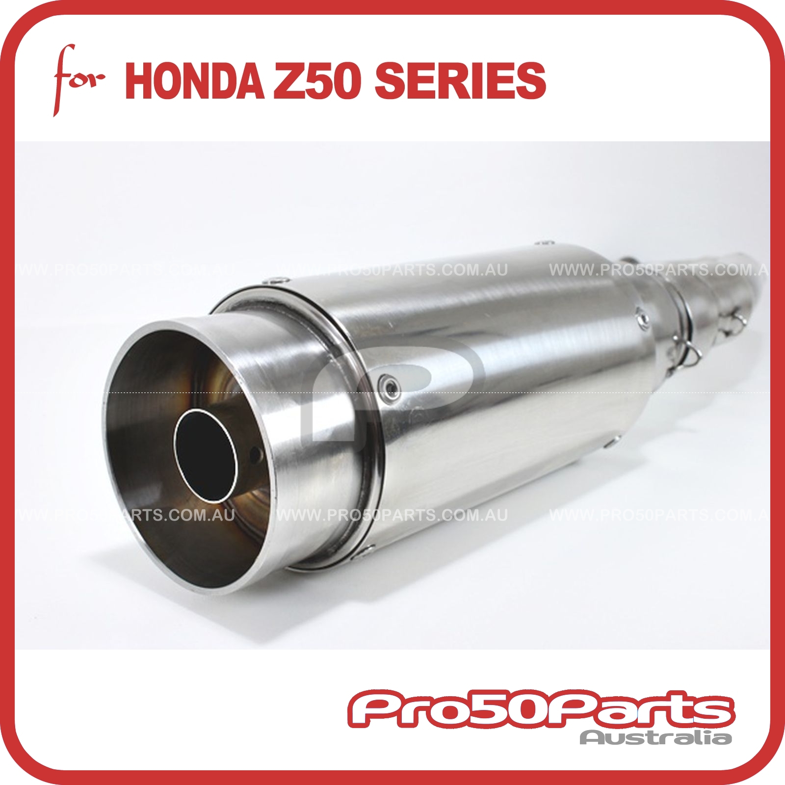 Aftermarket Honda Monkey Z50J Gorilla Z50J1 Exhaust Big Bore Muffler