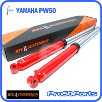 (PW50) - Front Fork Suspension Assy, Red (1981-2016)
