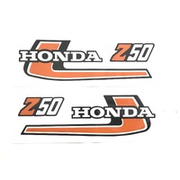 (Z50J1) - Decal, Fuel Tank & Side Cover (Orange)